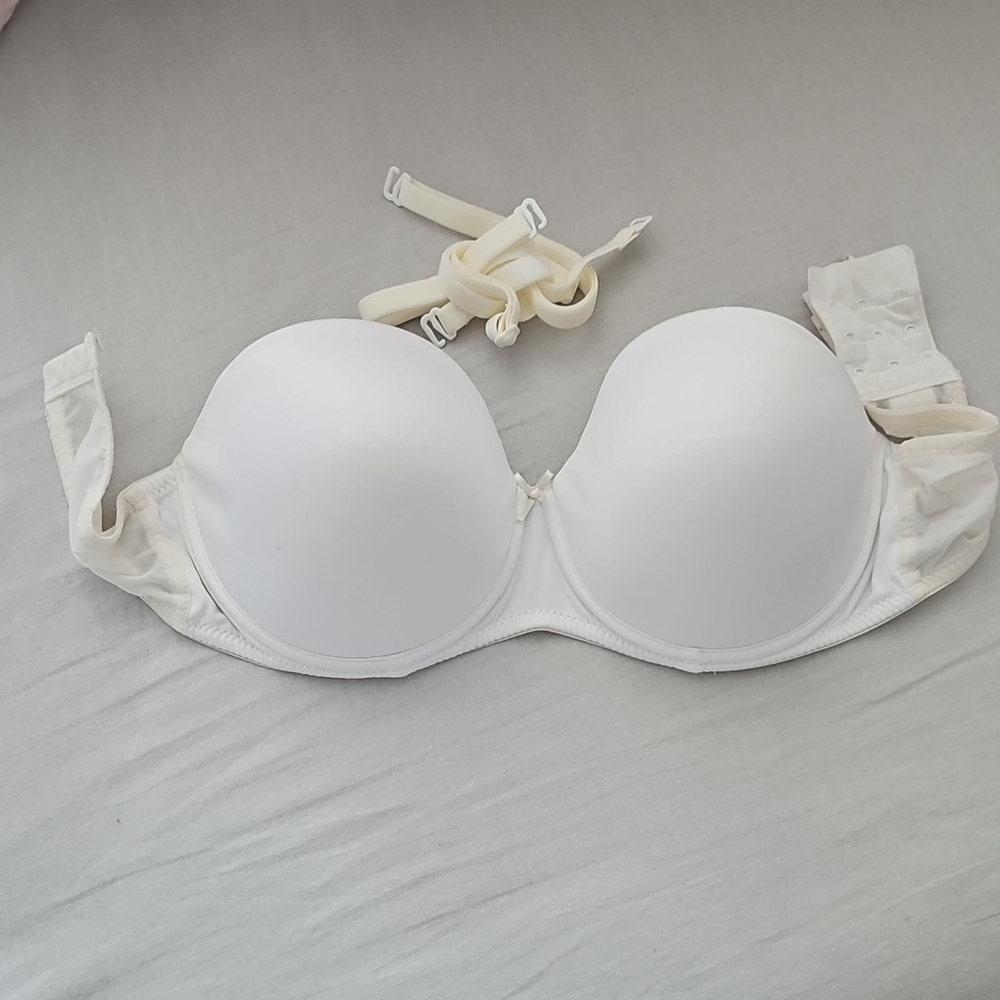 Marks & Spencer White Strapless Bra